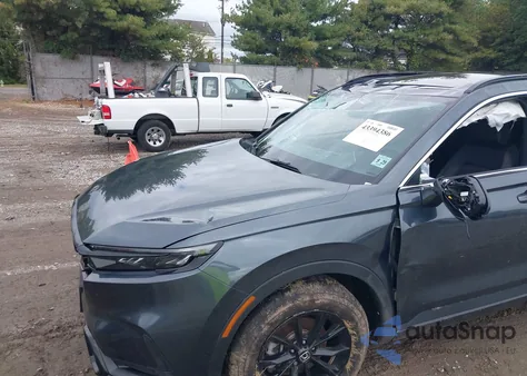 2025 Honda Cr-V Hybrid Sport-L из США, поврежденный, VIN 7FARS6H81SE029496